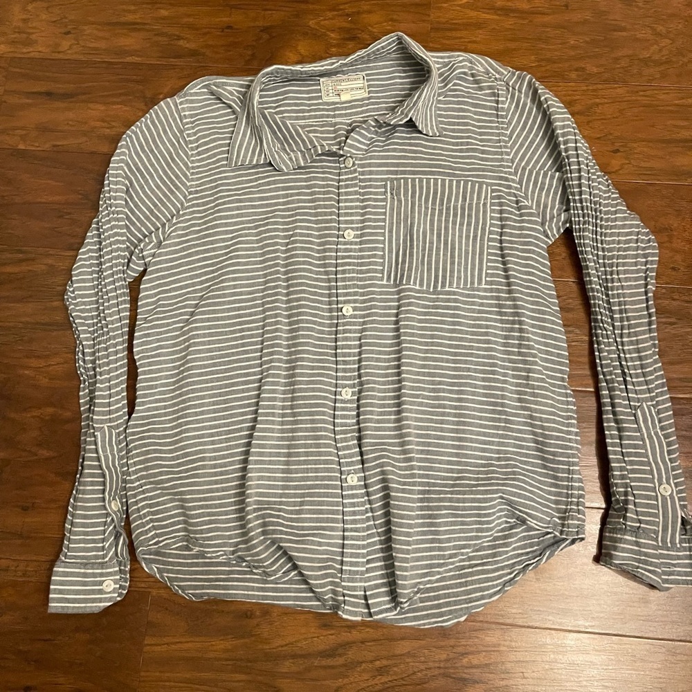Current/Elliott Striped Button Up Size 2